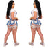 Washed frayed stretch denim shorts - ROUTINE FASHION